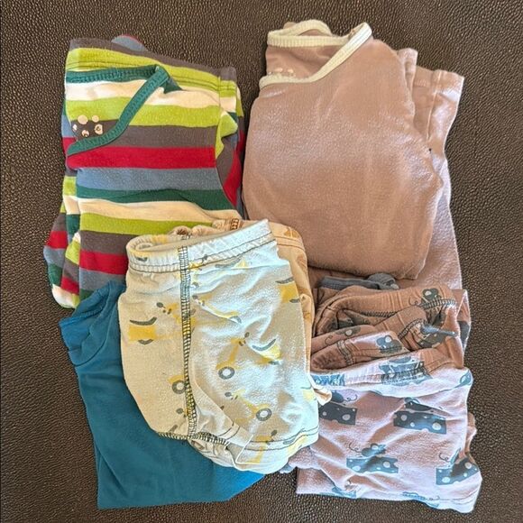 Kickee Pants Kids Pajama Sets - Multicolor boys size 4T - Picture 1 of 8